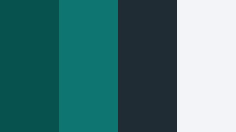 stormy breakwater aquatic jade color palette with hex codes