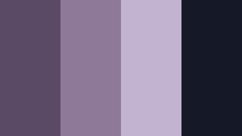 stormy violet skyline smoky purple color palette with hex codes