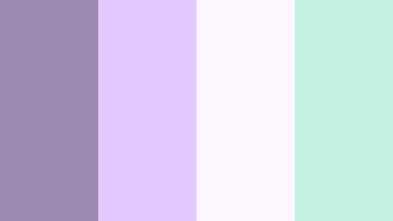 storybook lavender lane dusky lavender color palette with hex codes