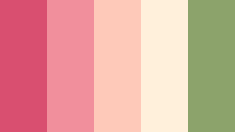 strawberry cream dream food video color color palette with hex codes