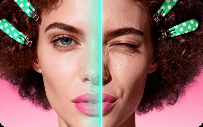 make skin smooth effect