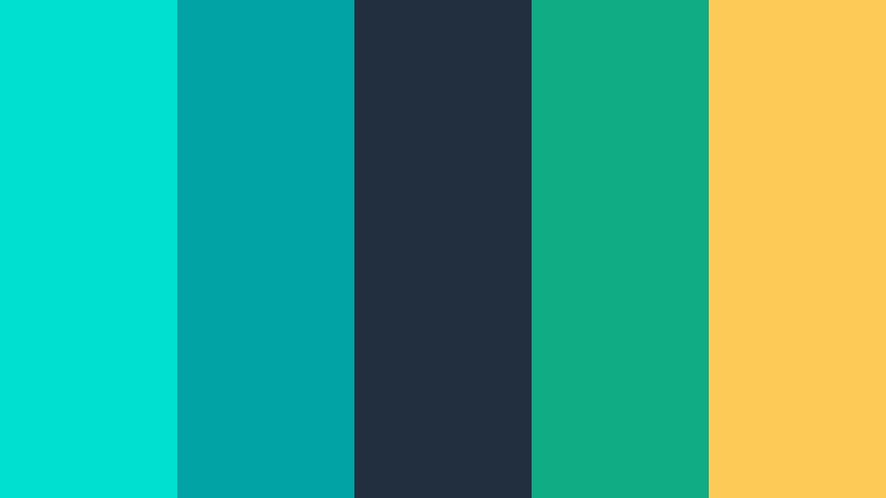 streaming gamer grid radiant turquoise color palette with hex codes