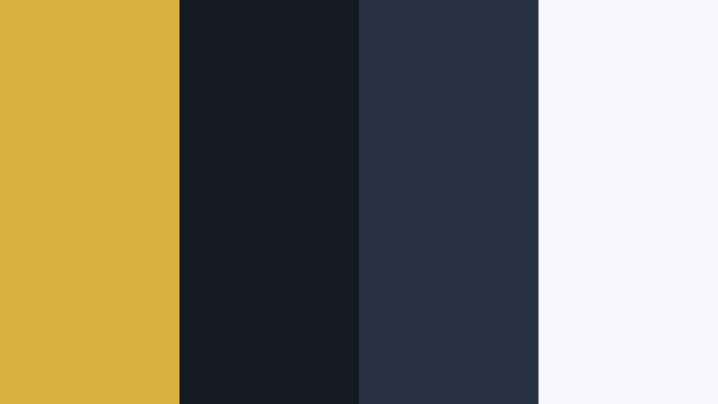 streaming studio prestige gold leaf color palette with hex codes