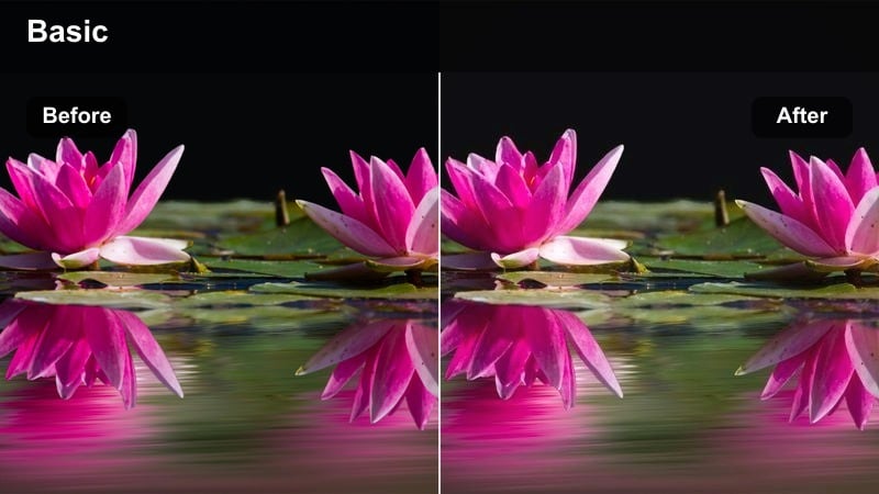 Cinematic city street with soft matte film look.