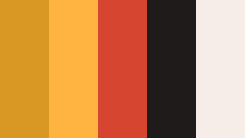 street food heat honey mustard color palette with hex codes