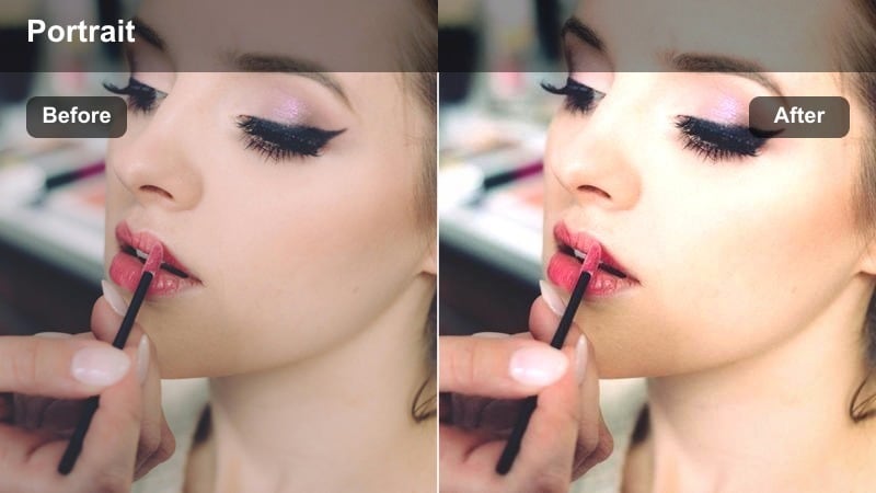 Cinematic street portrait in a dusk alley with warm amber glow on the subject.