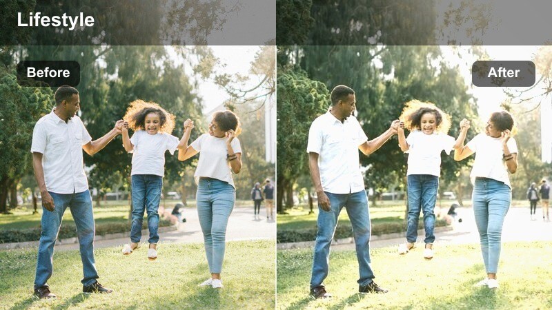 Bedroom evening vlog scene with fairy lights glowing softly.