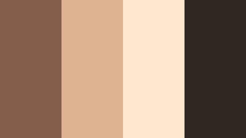 studio apartment glow mountain clay color palette with hex codes
