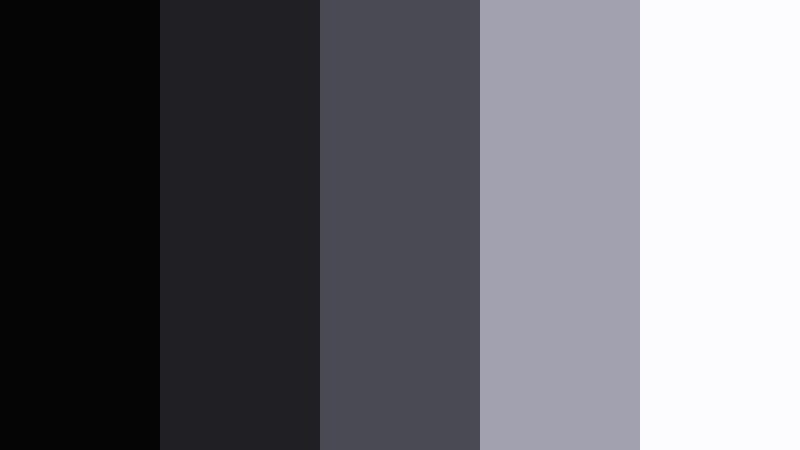 studio backdrop softbox noir black color palette with hex codes