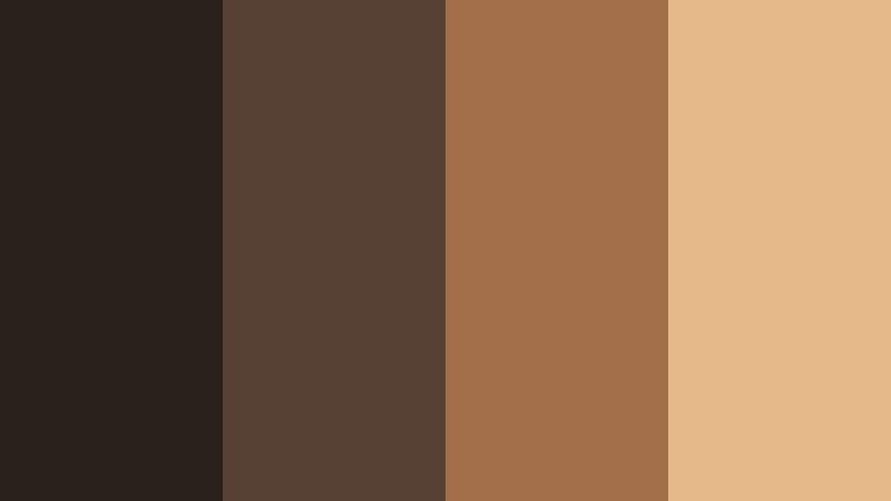 studio backlot ember lens shadow brown color palette with hex codes