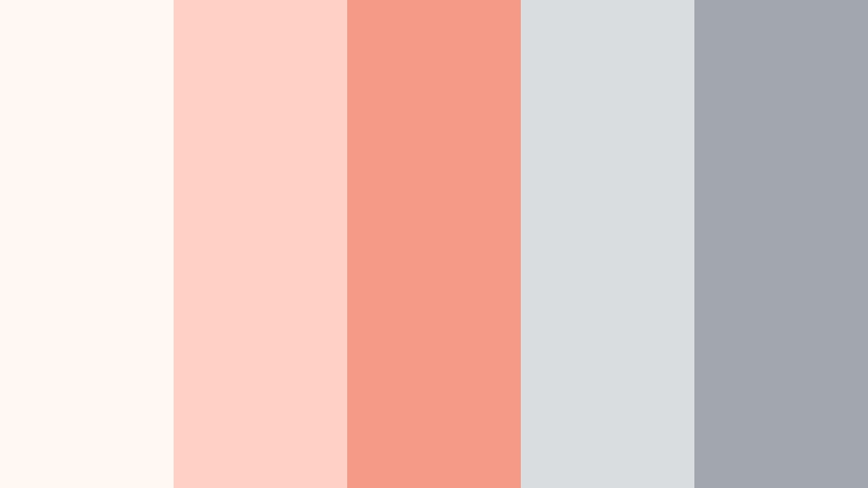 studio coral minimal vintage coral color palette with hex codes