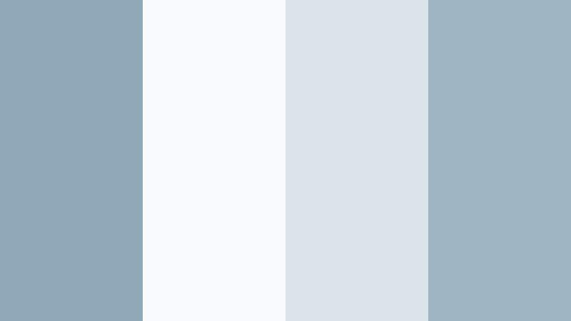 studio daylight wash muted sky blue color palette with hex codes