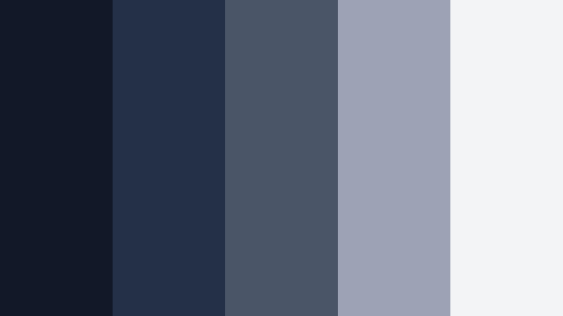 studio grid slate navy color palette with hex codes
