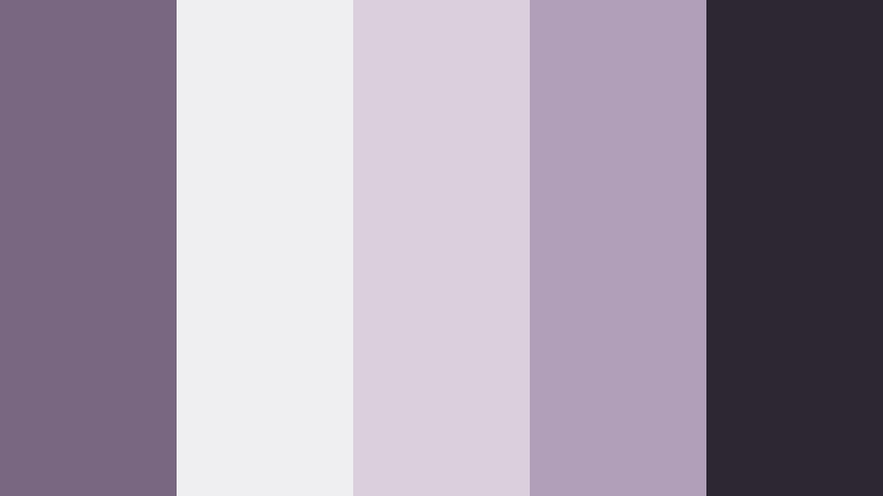 studio loft mauve mauve shadow color palette with hex codes