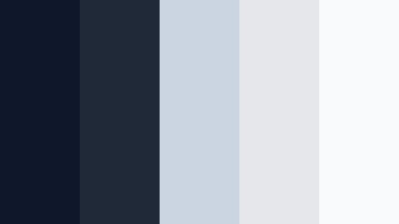 studio loft minimal dark studio blue color palette with hex codes