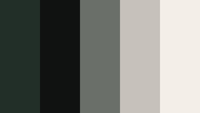 studio loft neutrals deep moss color palette with hex codes