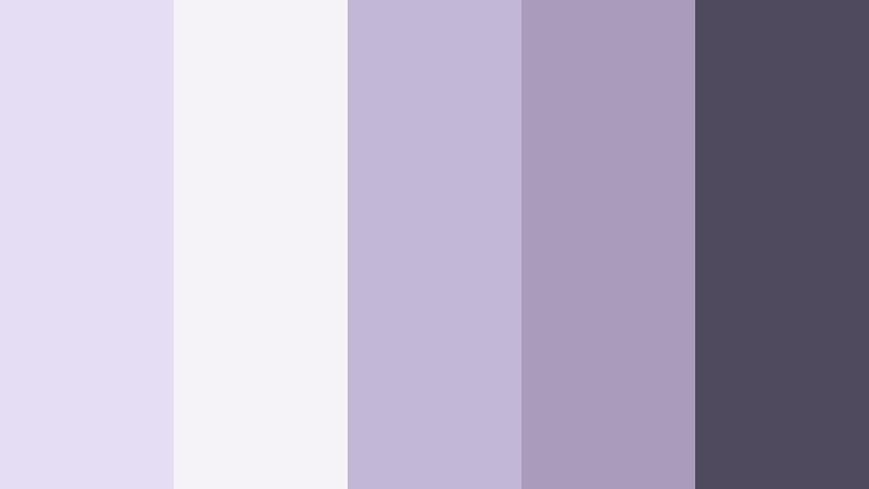 studio loft neutrals lavender mist color palette with hex codes