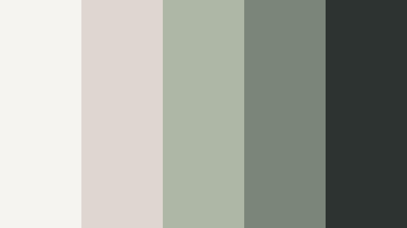 studio loft neutrals meadow sage color palette with hex codes