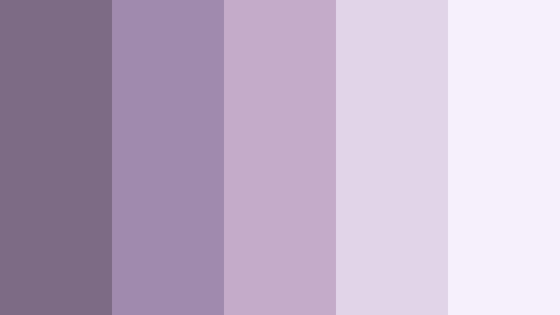 studio mauve monochrome shadow mauve color palette with hex codes