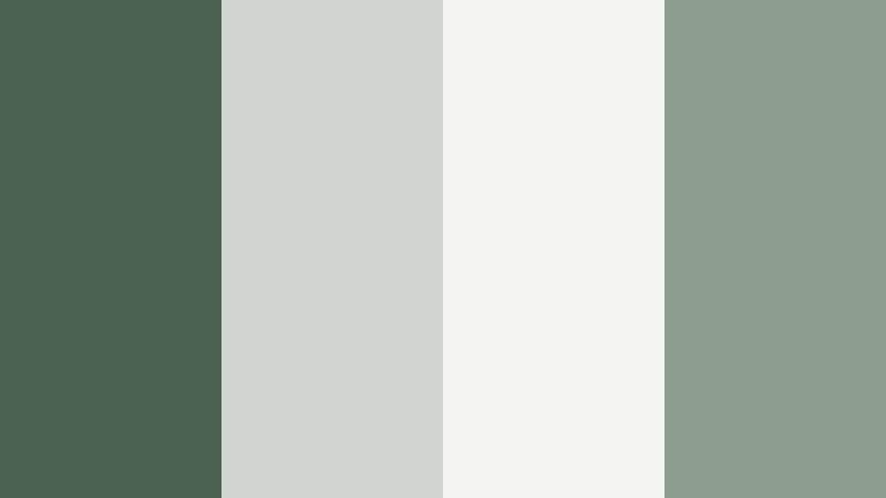 studio minimal sage dark sage green color palette with hex codes