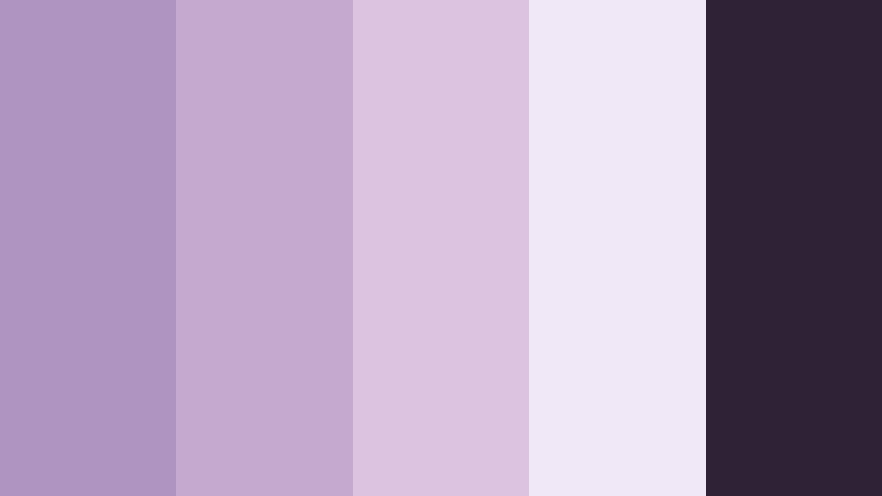 studio orchid monochrome vintage lilac color palette with hex codes