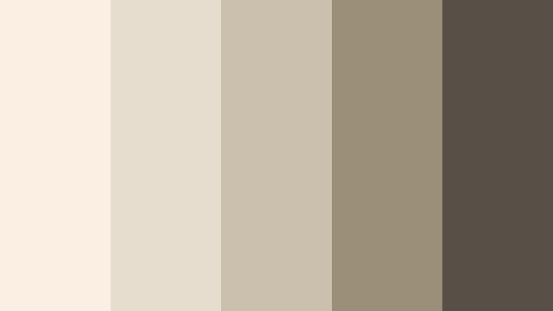studio porcelain light almond cream color palette with hex codes