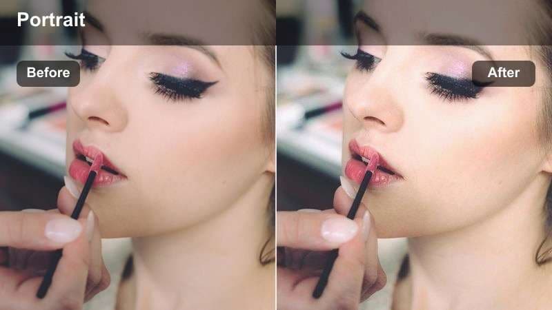 Beauty creator under softbox lighting with neutral, flattering skin tones.
