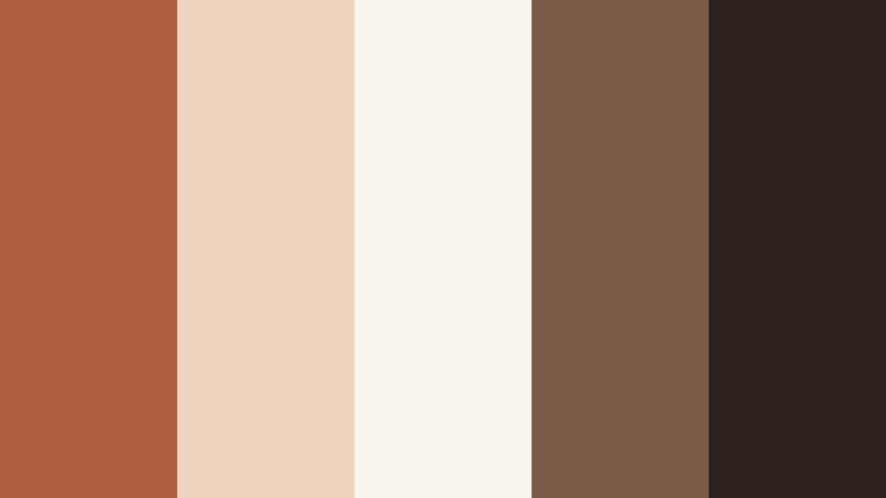 studio terracotta backdrop rustic clay color palette with hex codes