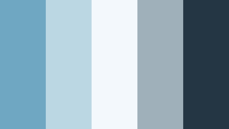 studio wave blueprint soft sea blue color palette with hex codes