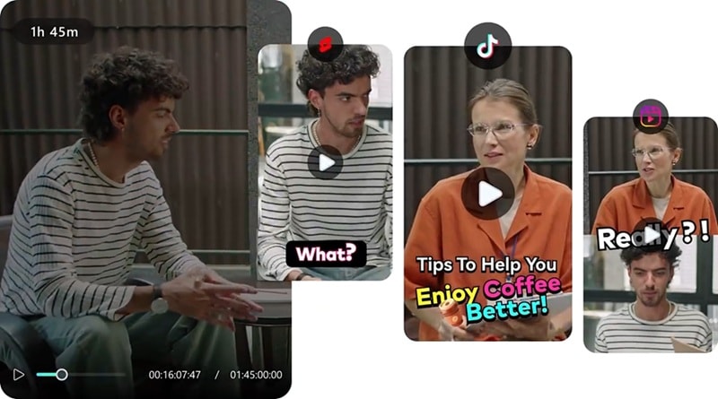 filmora ai smart short clips feature