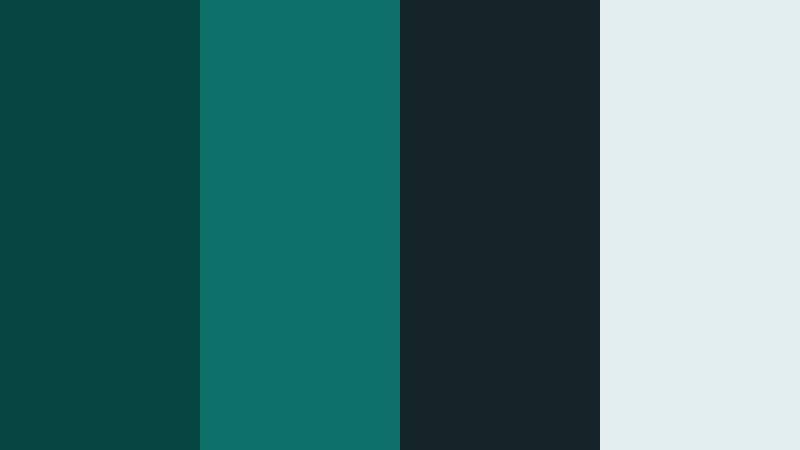 submerged echo aquatic jade color palette with hex codes