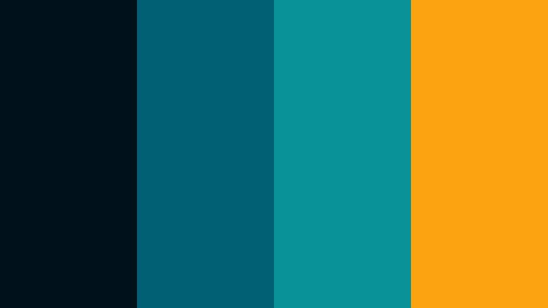 submerged neon drift deep sea blue color palette with hex codes