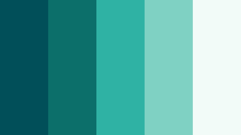 submerged reef tones deep ocean teal color palette with hex codes