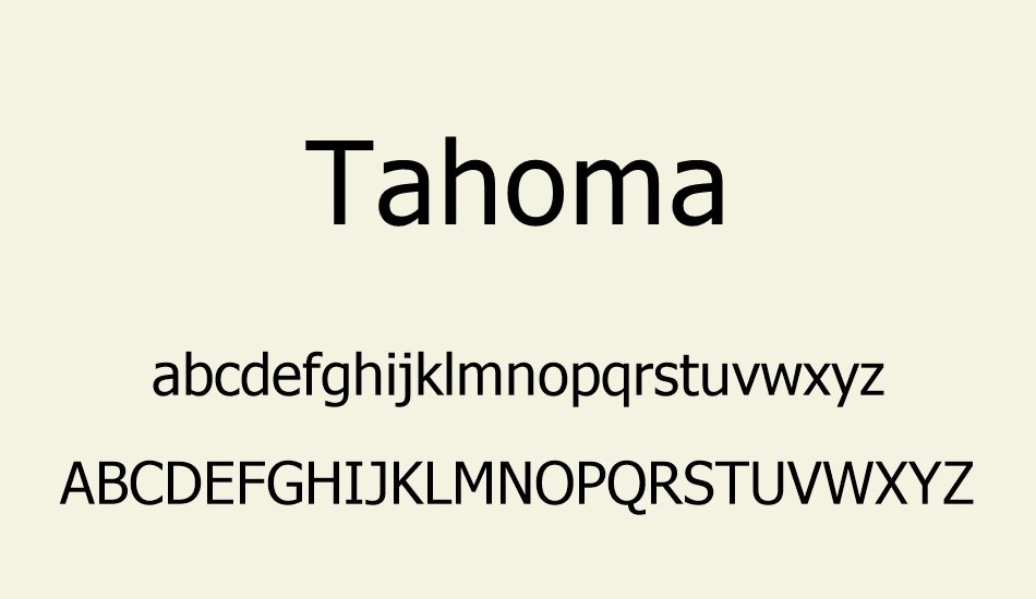 tahoma youtube subtitle font