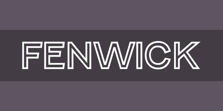 fenwick font for caption subtitles