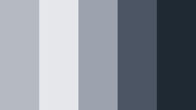 subtle grain documentary cool ash gray color palette with hex codes