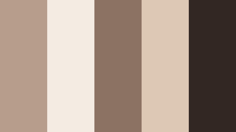 subtle luxe branding neutral taupe color palette with hex codes