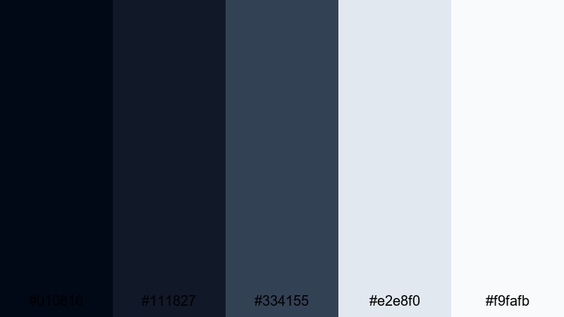subtle studio logo dark blue navy blue color palette with hex codes