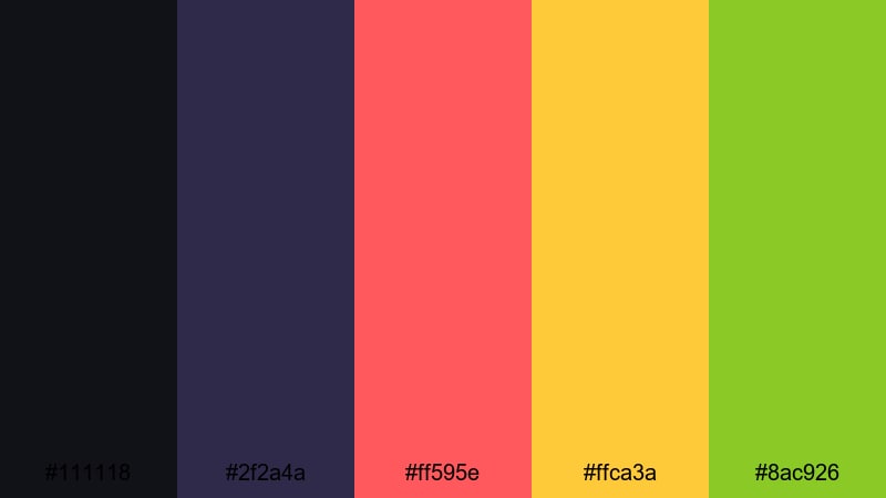 subway graffiti burst urban color palette with hex codes