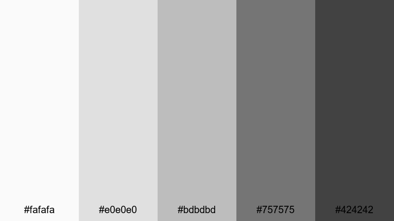 subway tile clean gray color palette with hex codes