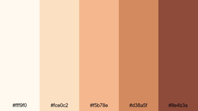 sugar cookie chalet winter color palette with hex codes