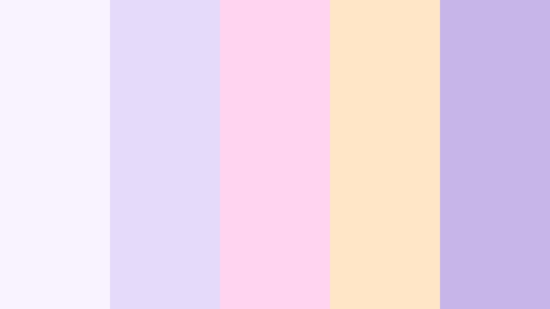 sugar frost studio pop frosted lavender color palette with hex codes