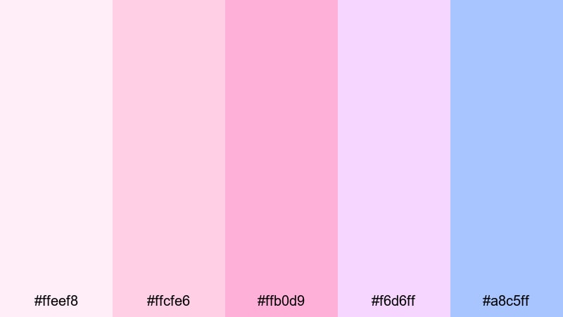 sugar glass dreams red pink color palette with hex codes