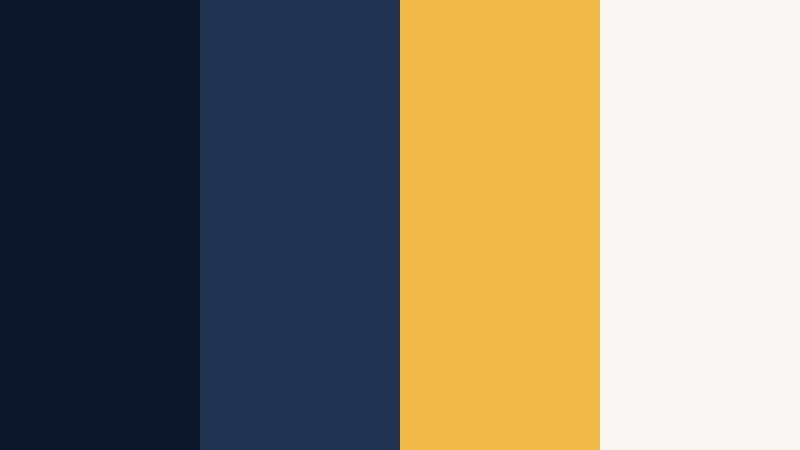 suite key modernist navy blue and gold hotel color color palette with hex codes