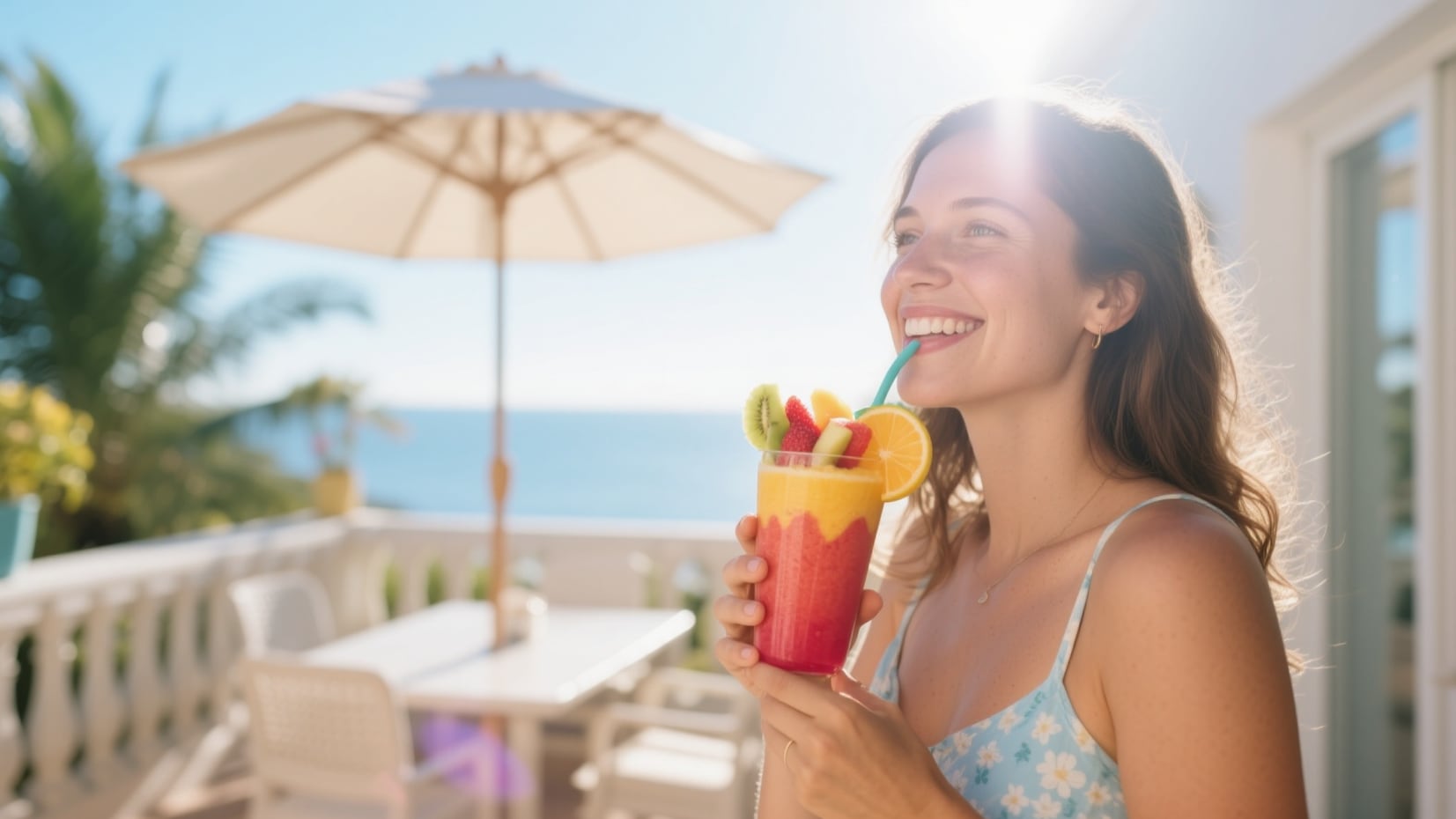 summer filter vibrant colors