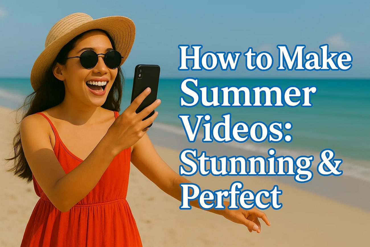 make summer videos on filmora