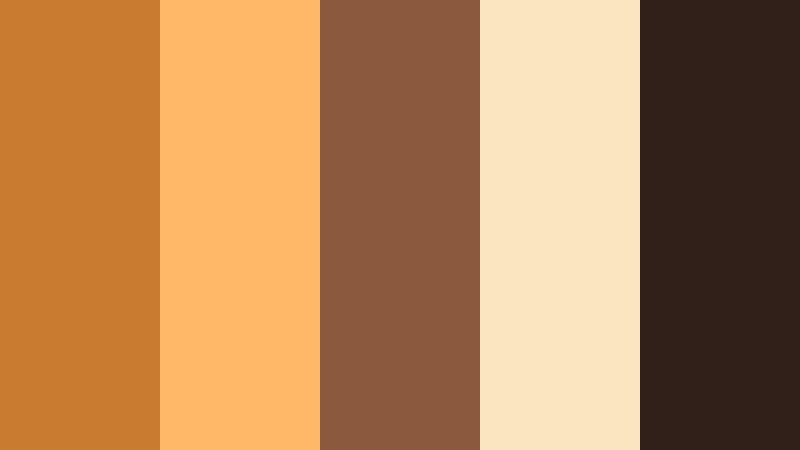 sunbaked storyframe desert amber color palette with hex codes