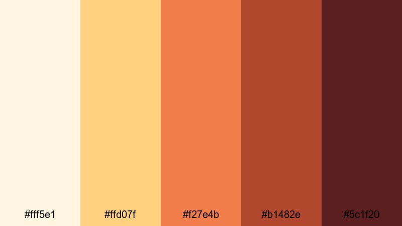 sunbaked village plaza mediterranean color palette with hex codes