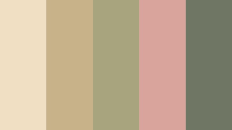 sunday paper bloom vintage color color palette with hex codes
