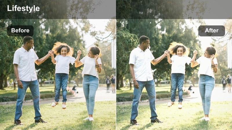 Creator filming a handheld morning routine vlog in a sunlit bedroom with soft neutral tones.